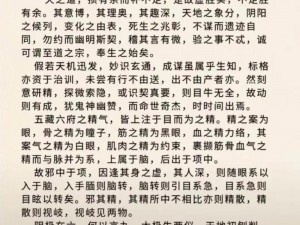 九阴真经3D武学指南：深入解析参悟本，助你领悟真经奥秘，成就绝世高手境界