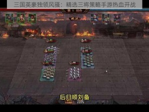 三国英豪独领风骚：精选三将策略手游热血开战