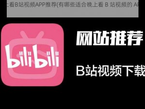 适合晚上看B站视频APP推荐(有哪些适合晚上看 B 站视频的 APP 推荐？)