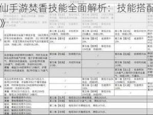 《诛仙手游焚香技能全面解析：技能搭配使用攻略》