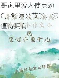 哥家里没人使点劲 C，舒适又节能，你值得拥有