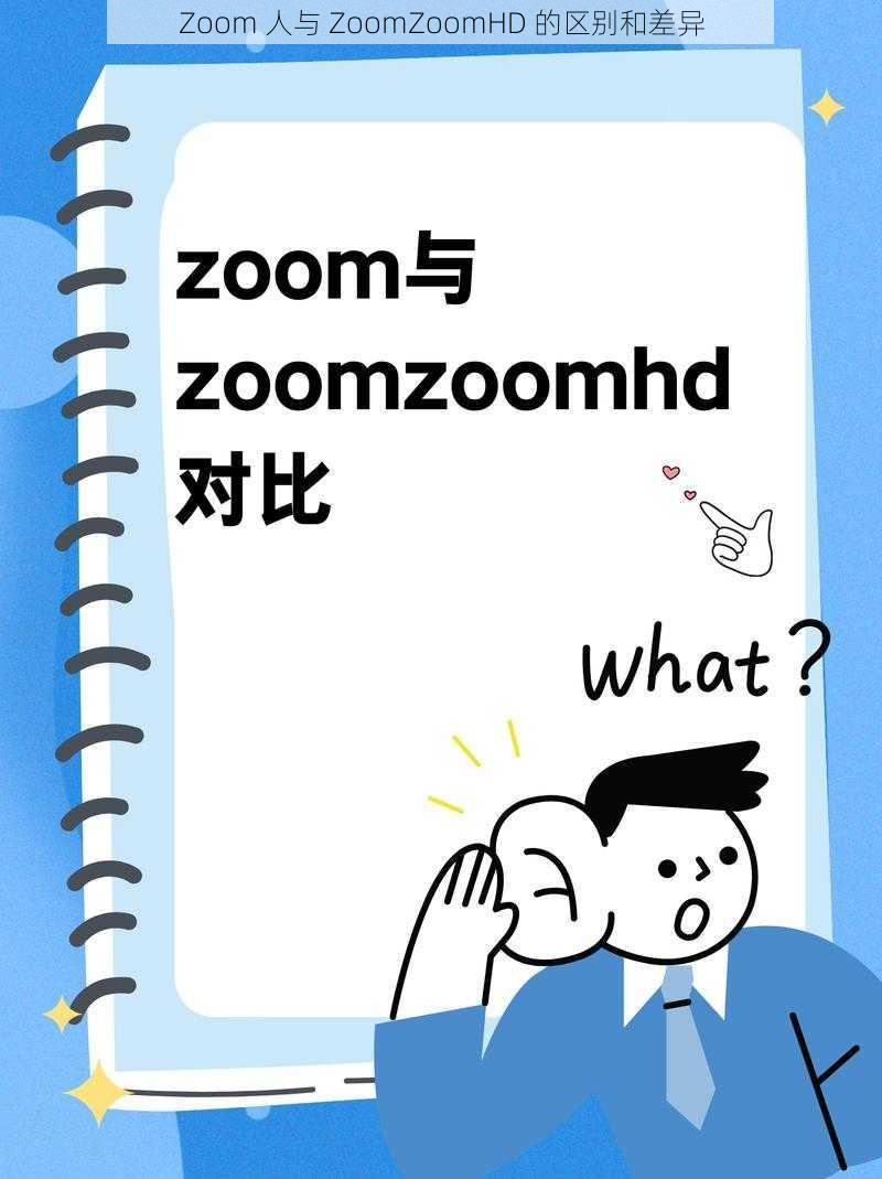 Zoom 人与 ZoomZoomHD 的区别和差异