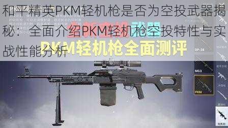 和平精英PKM轻机枪是否为空投武器揭秘：全面介绍PKM轻机枪空投特性与实战性能分析