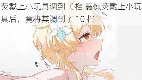 荧戴上小玩具调到10档 震惊荧戴上小玩具后，竟将其调到了 10 档