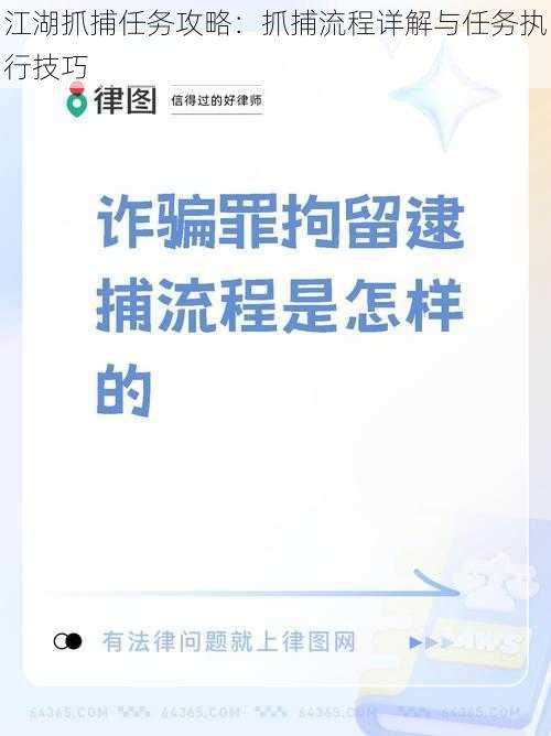 江湖抓捕任务攻略：抓捕流程详解与任务执行技巧