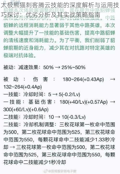 太极熊猫刺客腾云技能的深度解析与运用技巧探讨：优劣分析及其实战策略指南