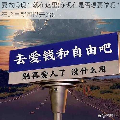 要做吗现在就在这里(你现在是否想要做呢？在这里就可以开始)