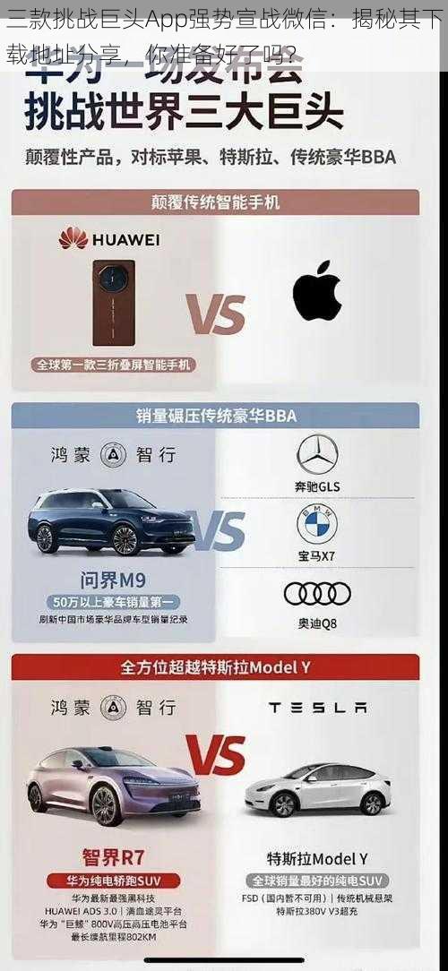 三款挑战巨头App强势宣战微信：揭秘其下载地址分享，你准备好了吗？