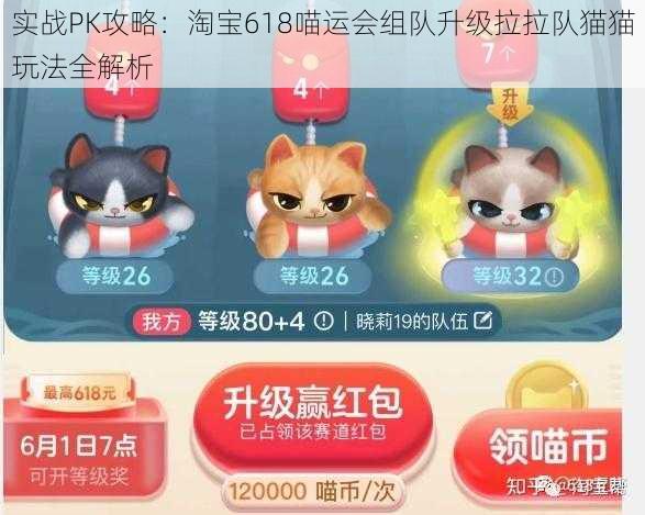 实战PK攻略：淘宝618喵运会组队升级拉拉队猫猫玩法全解析