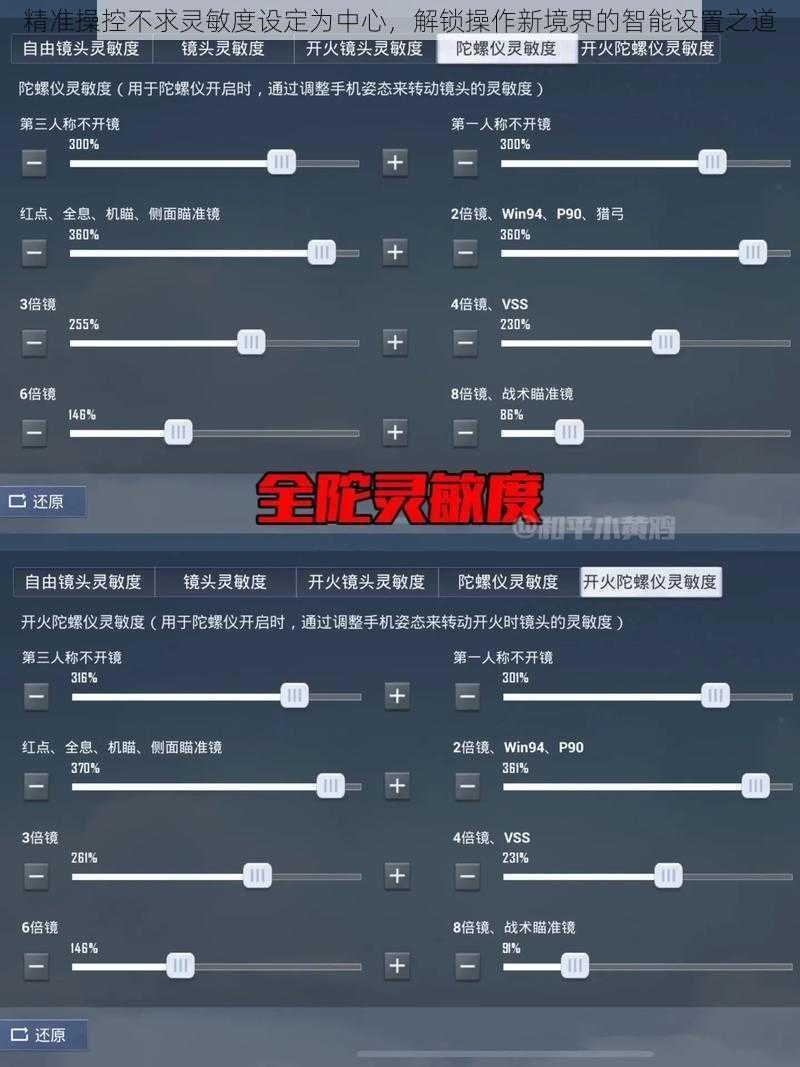 精准操控不求灵敏度设定为中心，解锁操作新境界的智能设置之道