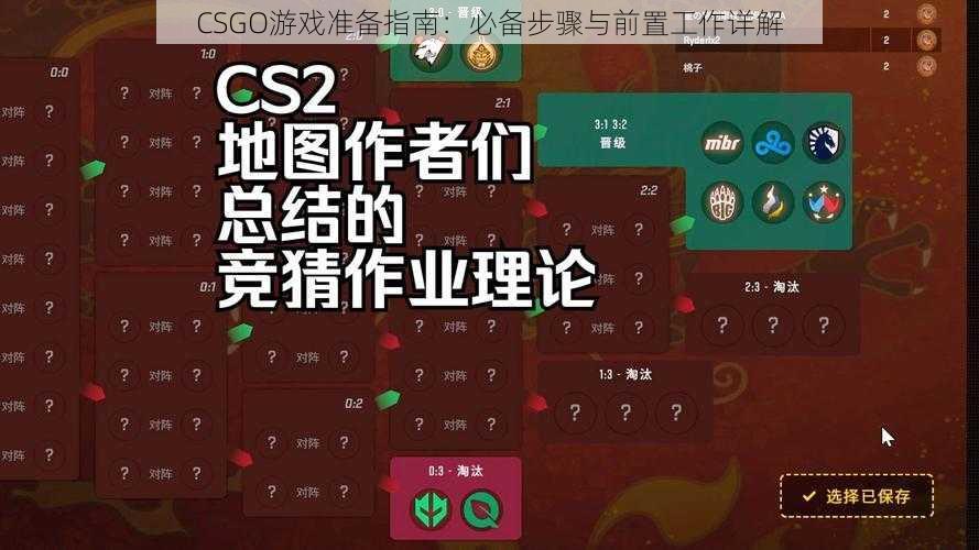 CSGO游戏准备指南：必备步骤与前置工作详解